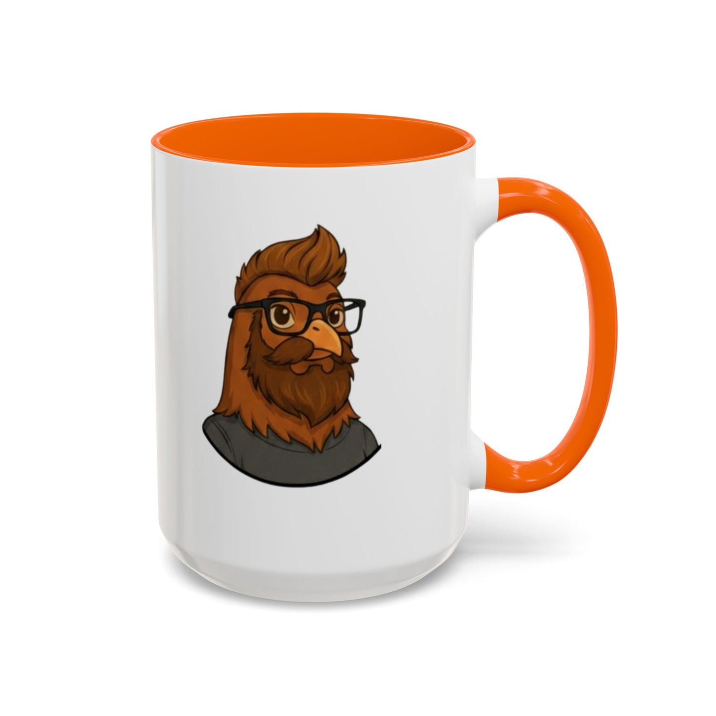 Get Clucked™ Custom Photo Chicken Mug – Personalized Cartoon Portrait Coffee Cup – Funny Gift for Couples, Friends & Pet Lovers