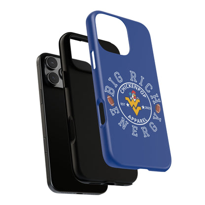 Don’t Be A Devries Funny Chicken Phone Case – Durable Dual-Layer Protection for iPhone, Samsung, Pixel – Matte or Glossy Finish Blue