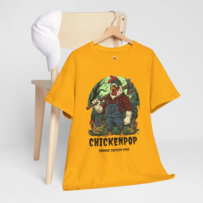 Zombie Chicken King Halloween Shirt – Funny Spooky T-Shirt