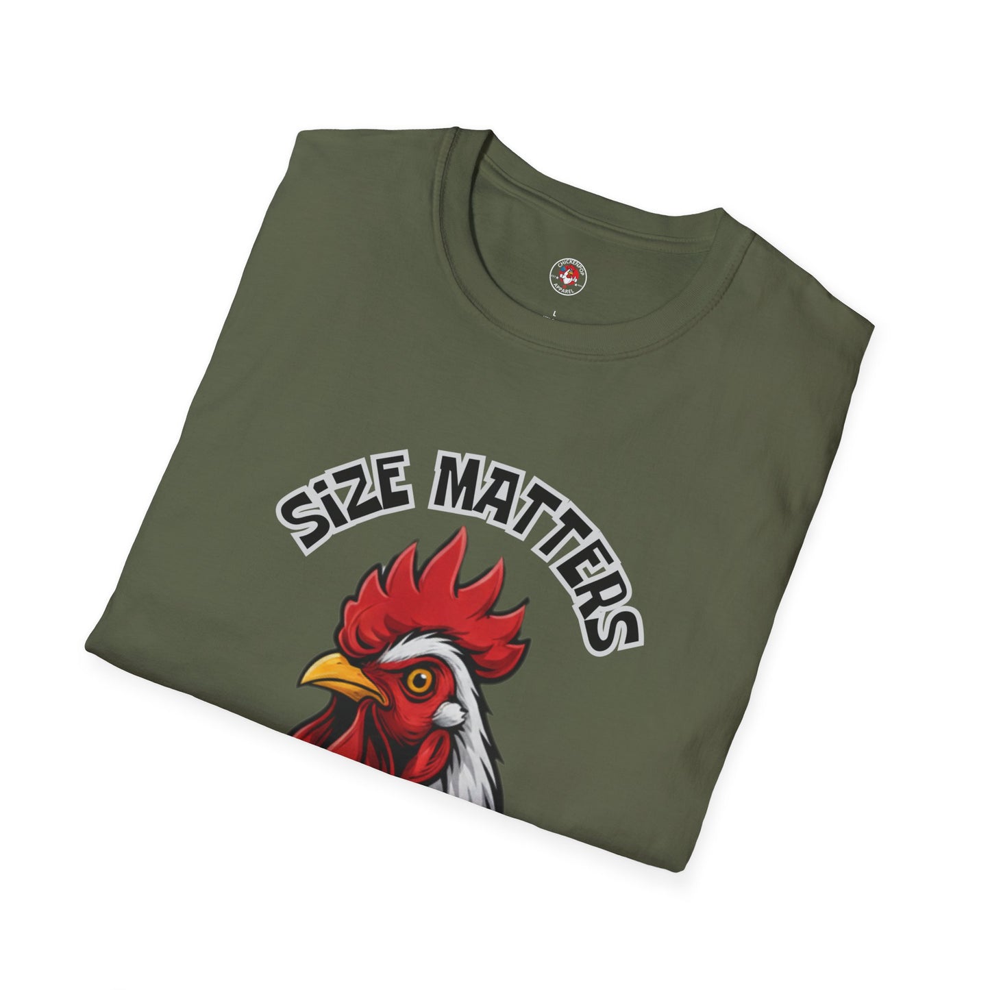 🤏SIZE MATTERS - The Cheeky Unisex ChickenPop Tee