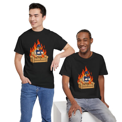 Big Rich Energy WV BURNIN' DOWN THE COUCH Graphic Tee 🔥Free Shipping🔥
