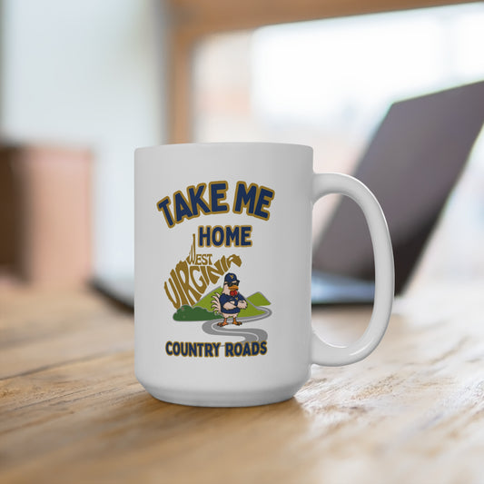 West Virginia Themed Mug, Cozy Home Vibes, Gift for Nature Lovers, Travel Memories, Coffee Lover's Gift