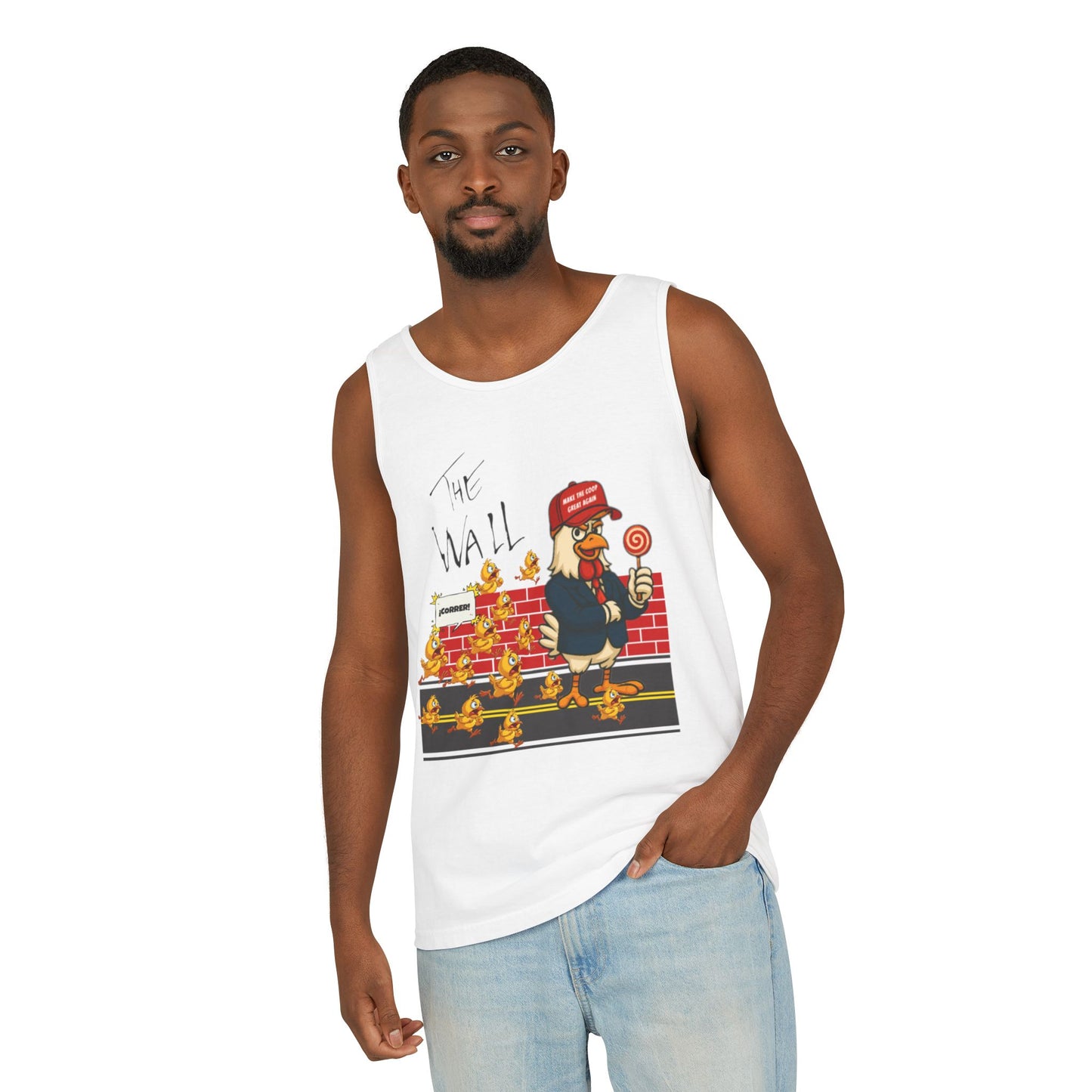 Another Chick Thru The Wall| Political Satire Sleeveless Tee