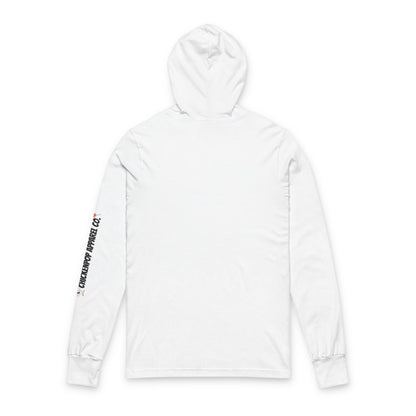 Like a Genius Hooded Long Sleeve Tee – Funny Political Rooster Hoodie Shirt | ChickenPop Apparel Co.