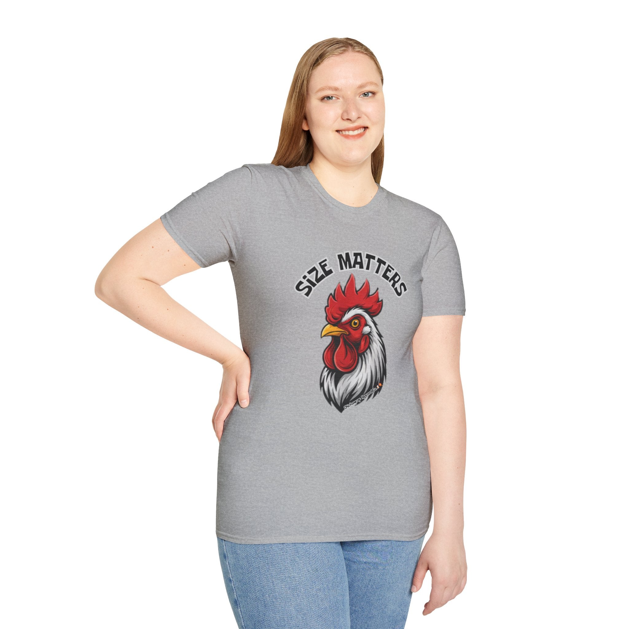 🤏SIZE MATTERS - The Cheeky Unisex ChickenPop Tee
