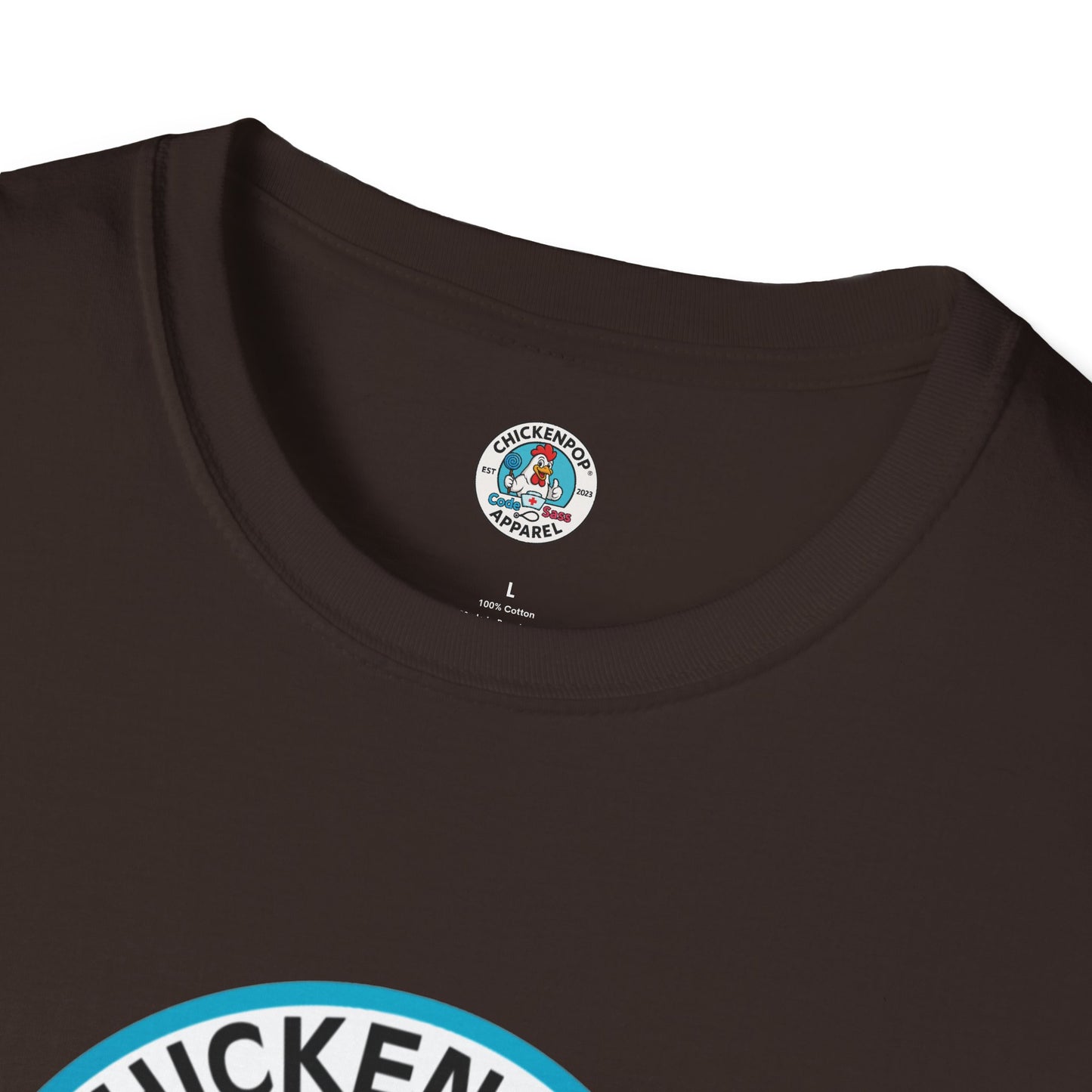 Code Sass™ Healthcare Chick logo T-Shirt – Funny Nursing Tee for Healthcare Workers | Unisex Comfort Fit by ChickenPop Apparel