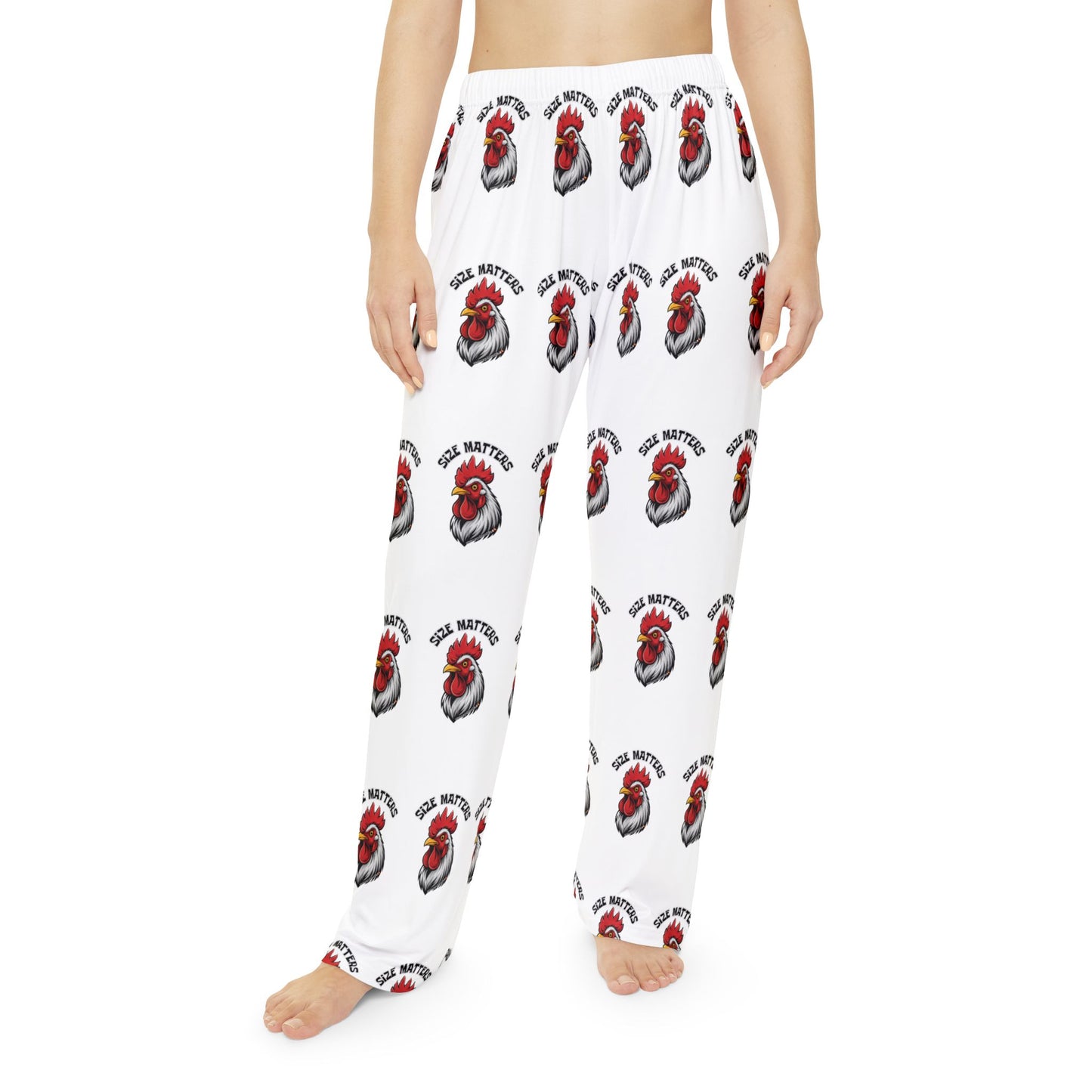 Size Matters Unisex Pajama Pants - Lightweight Brushed Polyester Lounge Trousers