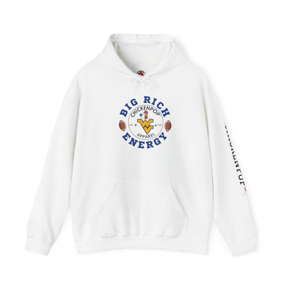 Big Rich Energy WV Logo Unisex Hoodie - ChickenPop Arm Logo Edition