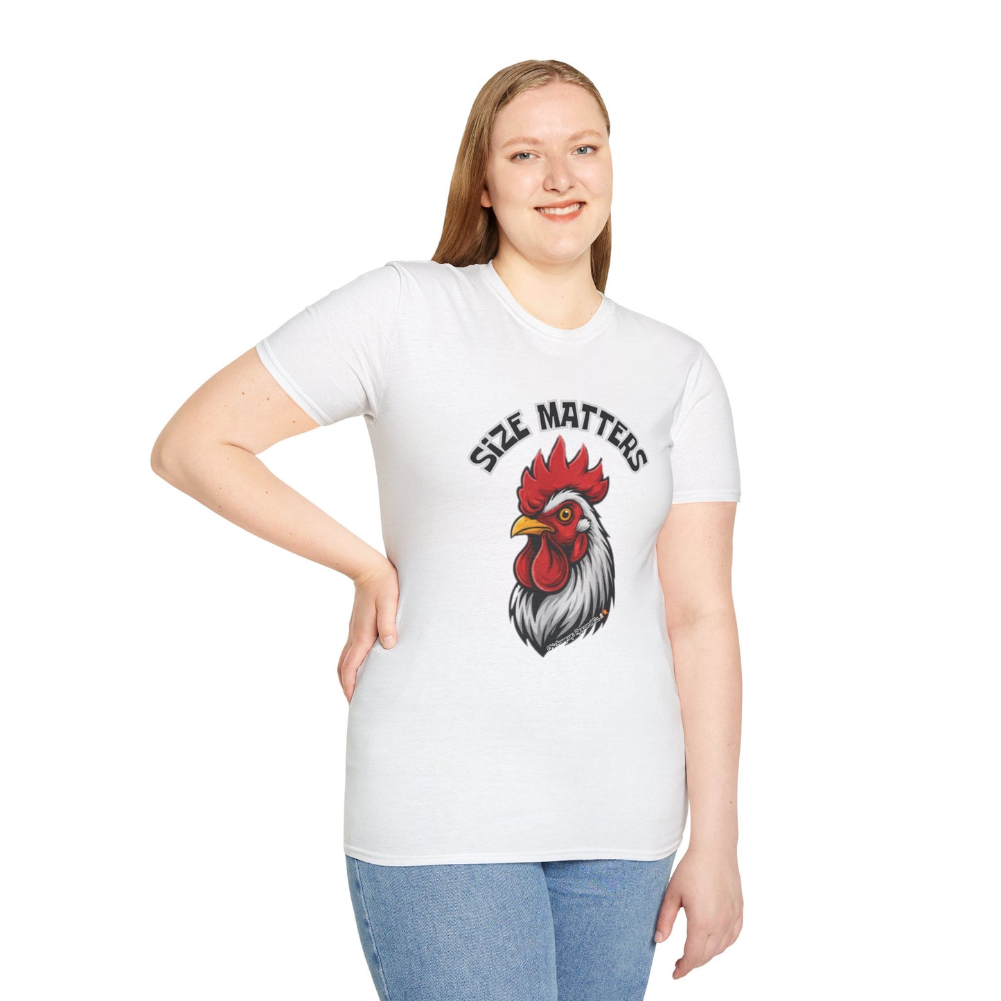 🤏SIZE MATTERS - The Cheeky Unisex ChickenPop Tee