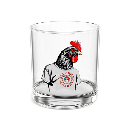 Handcrafted Big Chick Energy Whiskey Glass - 10 oz.
