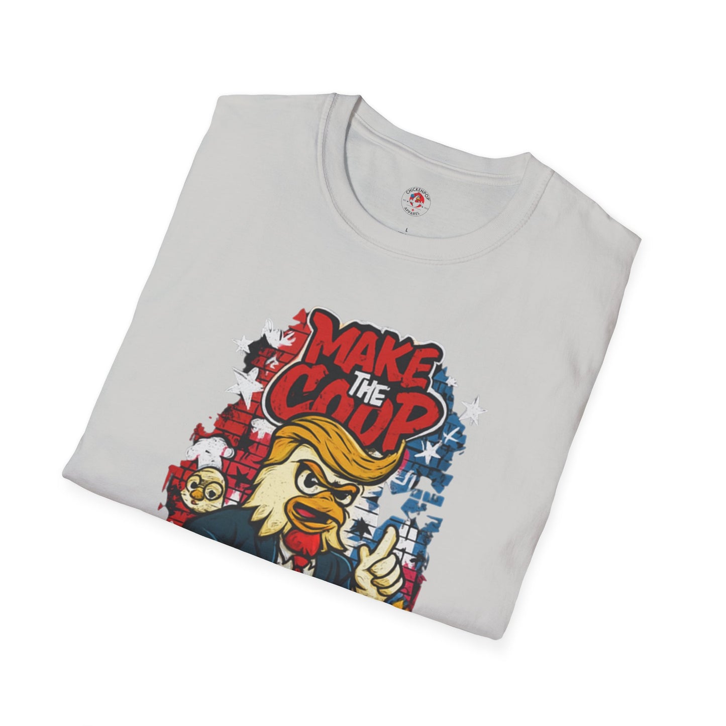 Cock-a-doodle-Don T-Shirt – Make the Coop Great Again | Funny Political Chicken Shirt by ChickenPop Apparel