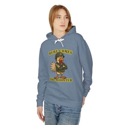 Here Comes The Rooster Hoodie – Bold Graphic Pullover with Relaxed Fit | Unisex Streetwear