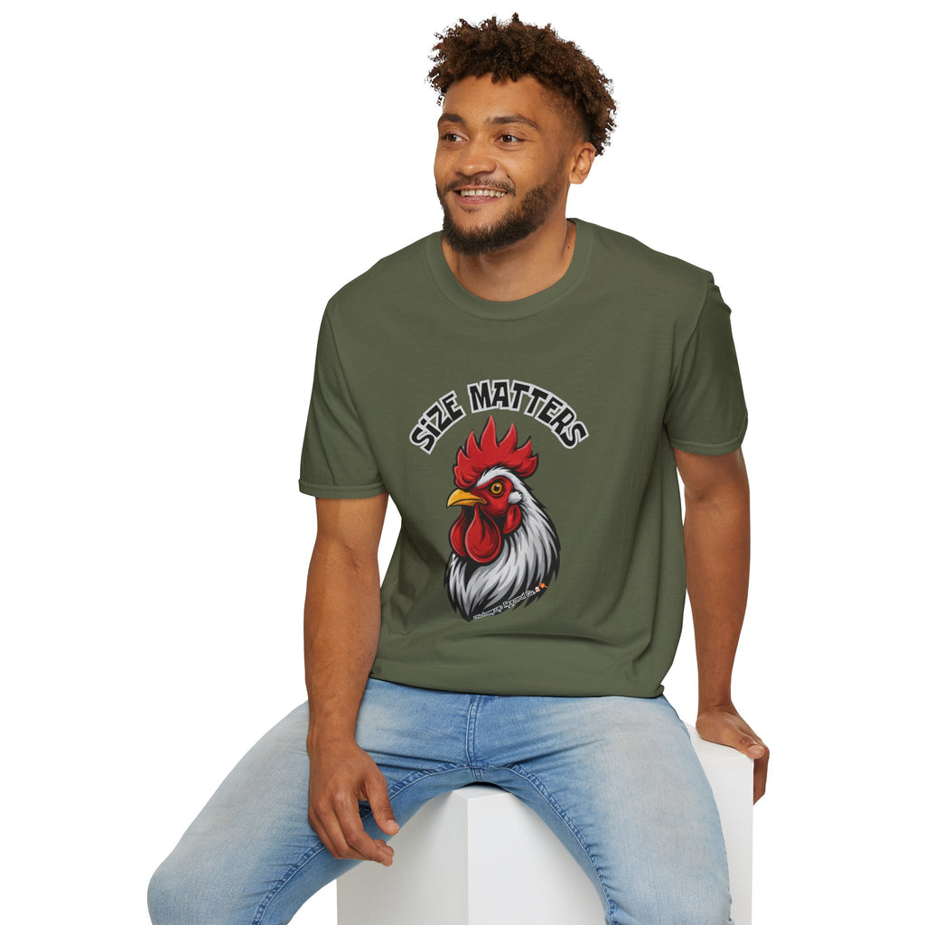 🤏SIZE MATTERS - The Cheeky Unisex ChickenPop Tee