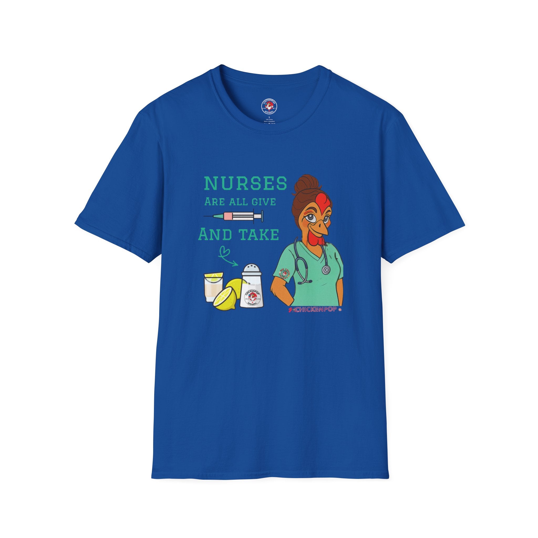 Nurses Are All Give and Take" Shirt | Funny RN Humor Tee | Code Sass Healthcare Apparel