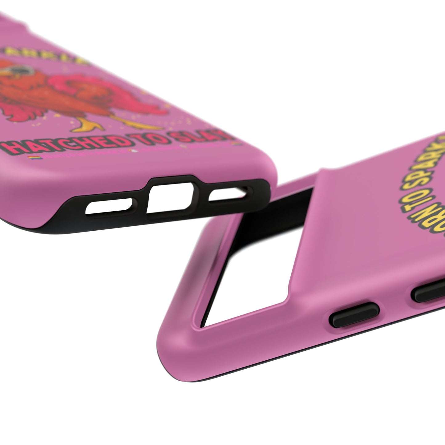Phone Case - Born to Sparkle Hatched to Slay Logo Design