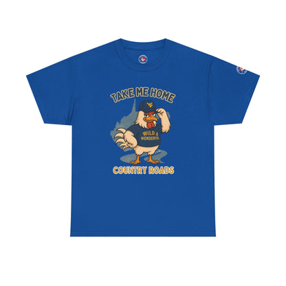 Take Me Home Country Roads WV Coop Daddy Tee – Funny West Virginia Rooster Shirt