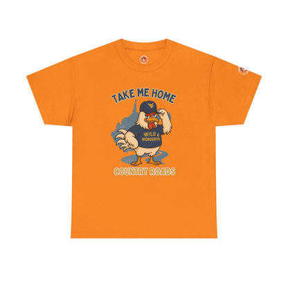 Take Me Home Country Roads WV Coop Daddy Tee – Funny West Virginia Rooster Shirt