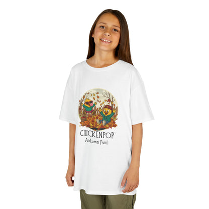 Kids Tee - Lil’ Cluckers 'Autumn Fun' ChickenPop Shirt