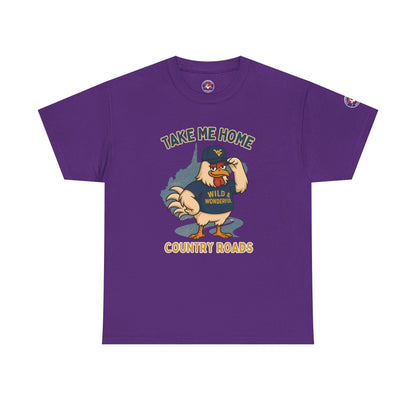 Take Me Home Country Roads WV Coop Daddy Tee – Funny West Virginia Rooster Shirt