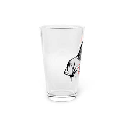 Big Chick Energy  16 oz. Pint Beer Glass