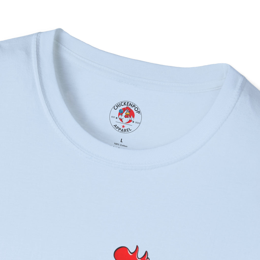 Big Chicken Energy Unisex Tee | Giant Rooster Shirt | Funny Graphic T-Shirt | ChickenPop Apparel Co.
