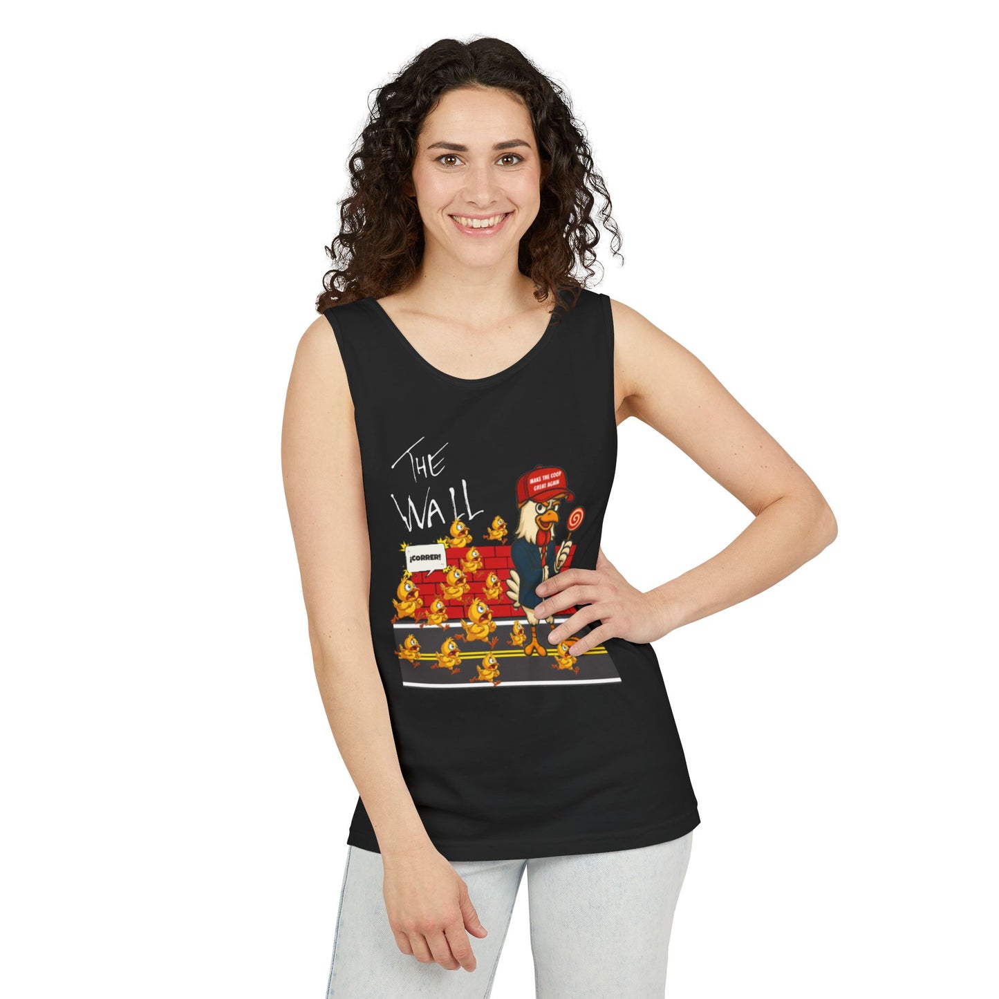 Another Chick Thru The Wall| Political Satire Sleeveless Tee