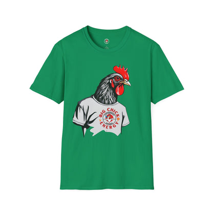 Big Chick Energy Giant Rooster Unisex Tee