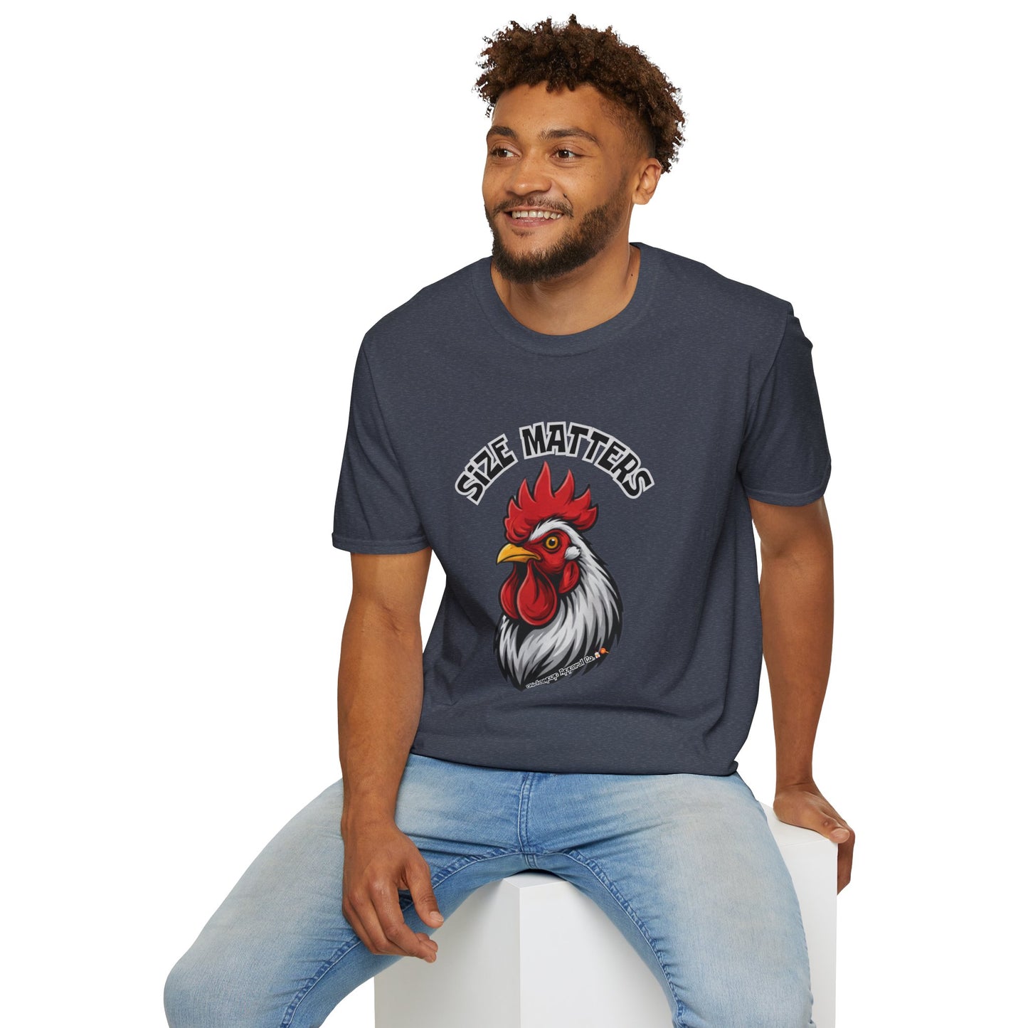 🤏SIZE MATTERS - The Cheeky Unisex ChickenPop Tee