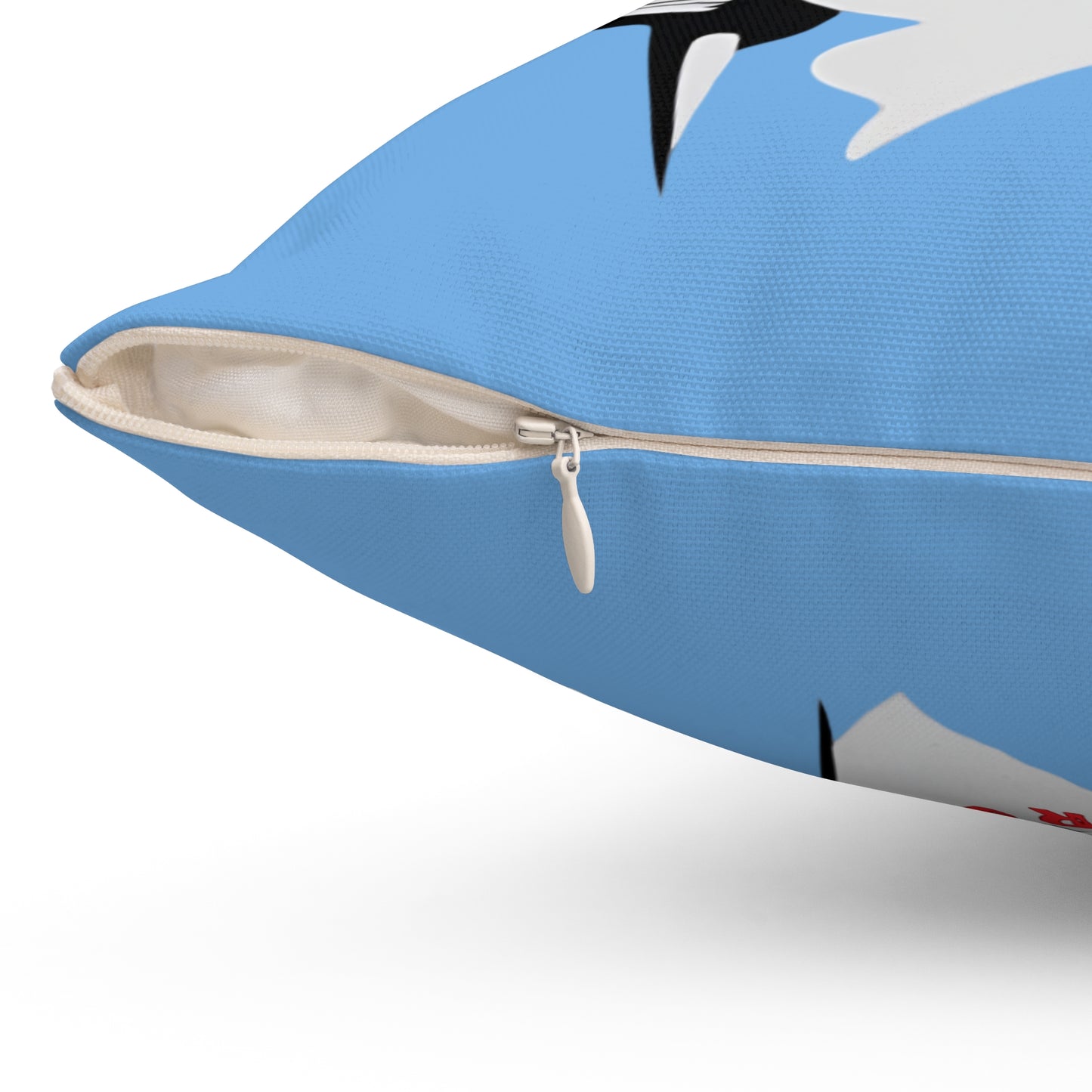 Big Chick Energy Giant Rooster Spun Polyester Square Pillow