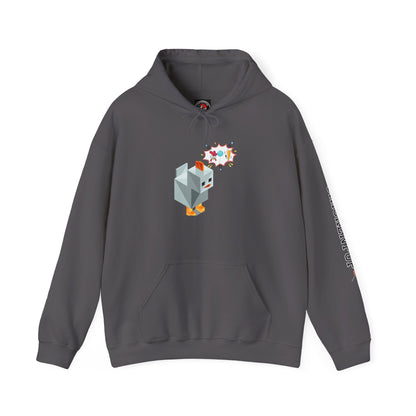 Roblox Chicken Thinks Hoodie UNISEX - ChickenPop Arm Logo Edition