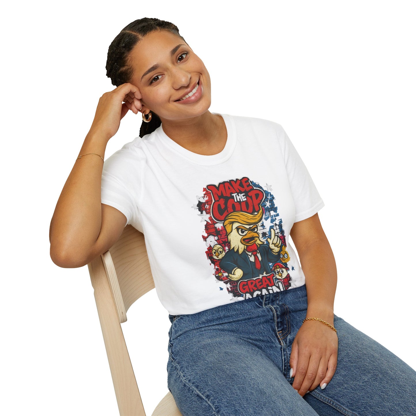 Cock-a-doodle-Don T-Shirt – Make the Coop Great Again | Funny Political Chicken Shirt by ChickenPop Apparel