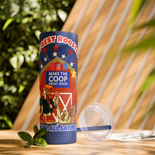 The Best Rooster Cock-a-Doodle Don 20 oz. Tumbler with straw Gifts, Summer Vibes, Party Essentials