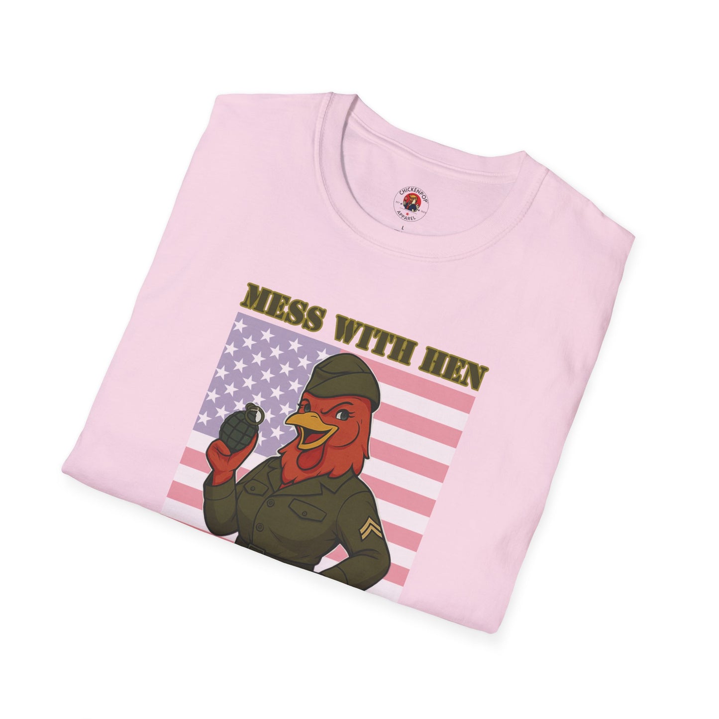 Mess With Hen T-Shirt – Fierce Funny Chicken Tee for Bold Women with Attitude | ChickenPop Apparel