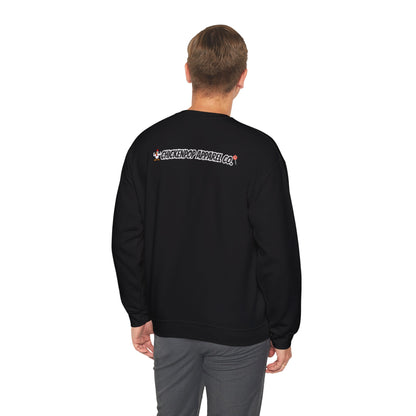 Coop Wars Crewneck Sweatshirt – Funny Political Graphic Pullover | Unisex Heavy Blend with ChickenPop Logo | Ethically Made & Cozy Cold-Weather Humor