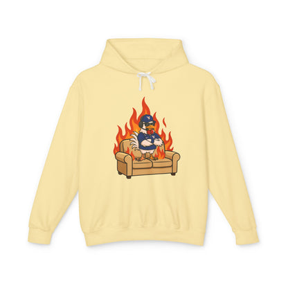 Big Rich Energy Burning Couch Hoodie – Chaos Quote 🔥FREE SHIPPING🔥