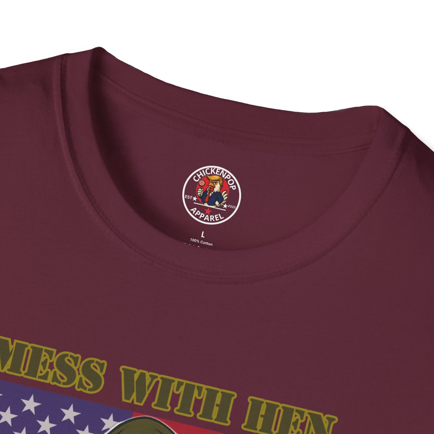 Mess With Hen T-Shirt – Fierce Funny Chicken Tee for Bold Women with Attitude | ChickenPop Apparel