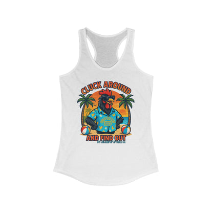 Cluck Around and Find Out – Women's Racerback Tank