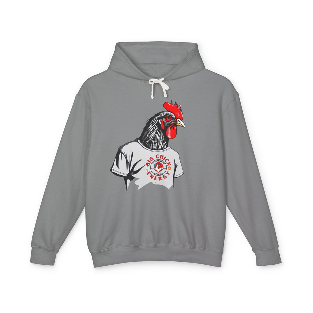 Big Chick Energy GIANT Rooster Hoodie – Bold Chicken Graphic Pullover