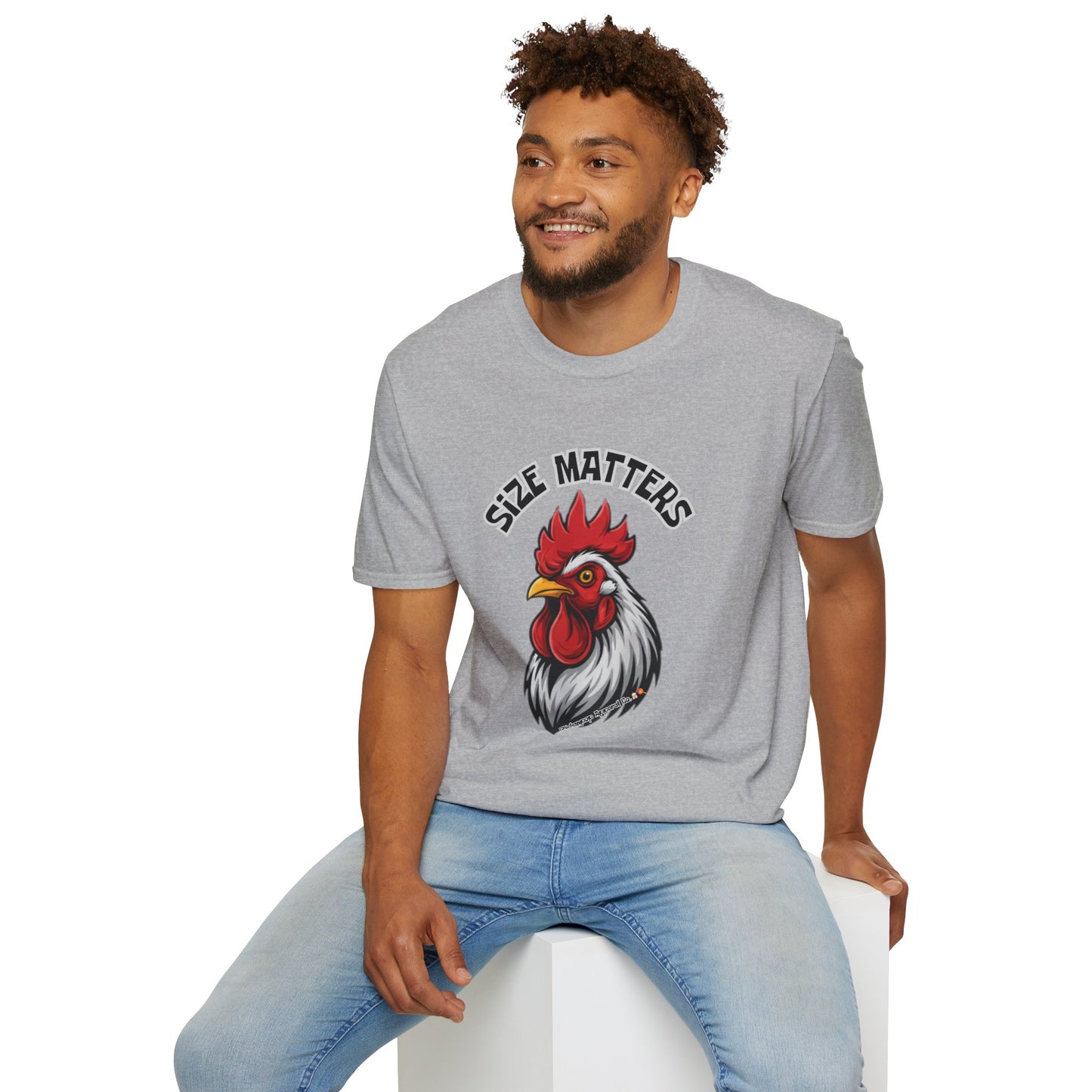 🤏SIZE MATTERS - The Cheeky Unisex ChickenPop Tee