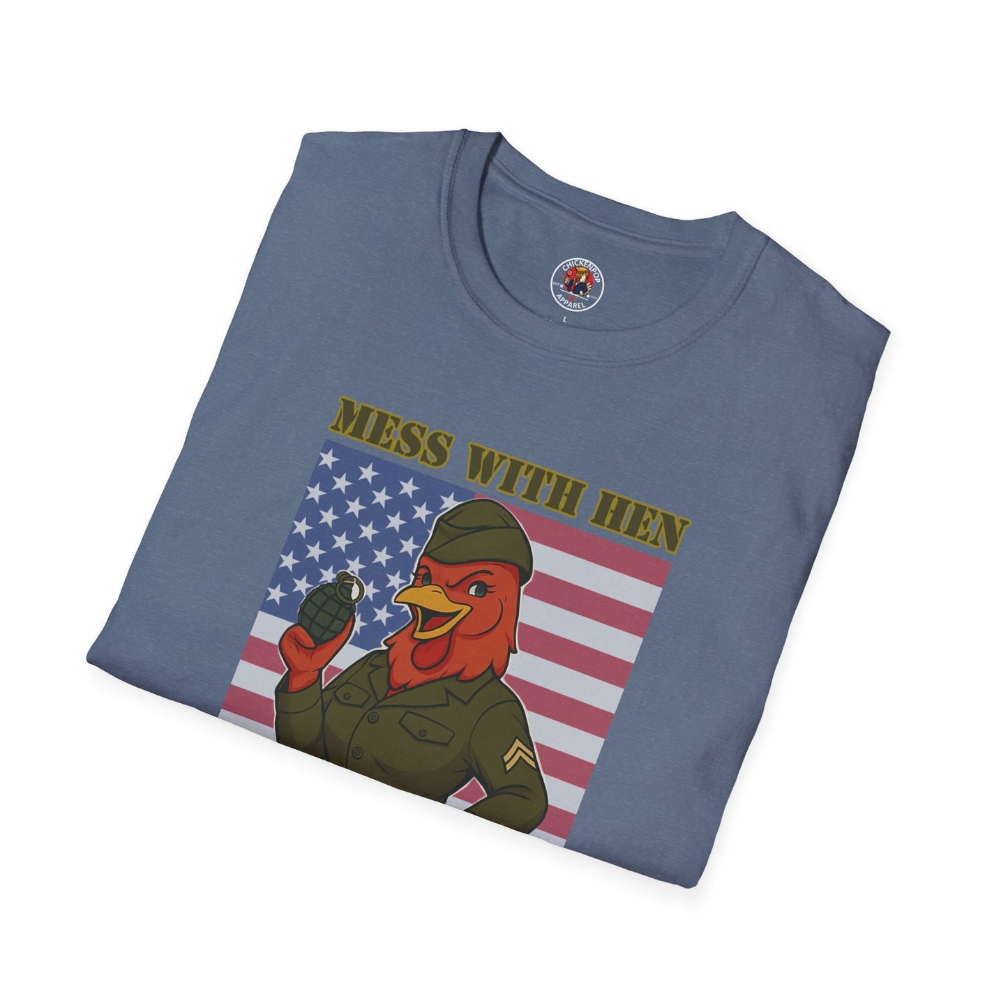 Mess With Hen T-Shirt – Fierce Funny Chicken Tee for Bold Women with Attitude | ChickenPop Apparel