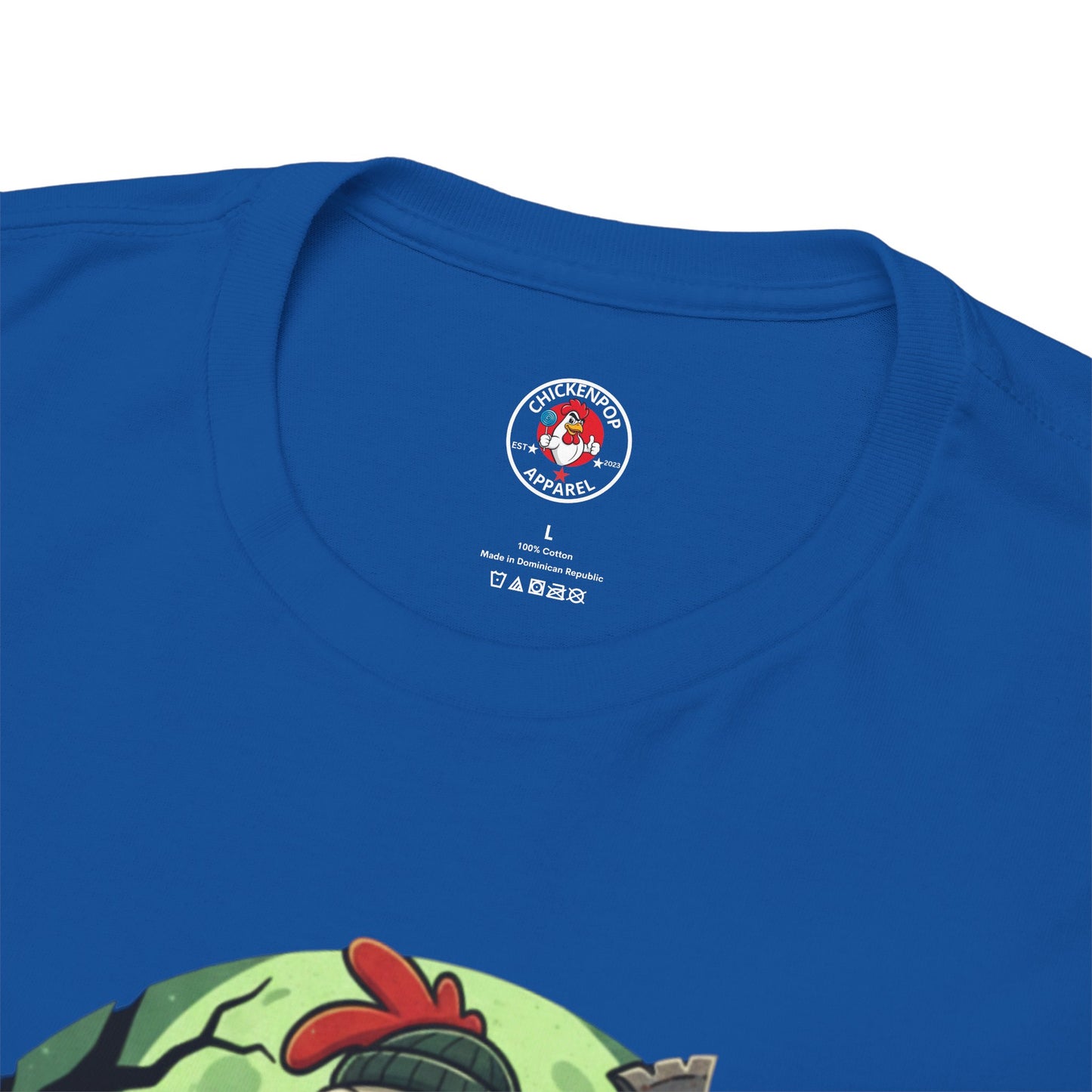 Zombie Chicken King Halloween Shirt – Funny Spooky T-Shirt