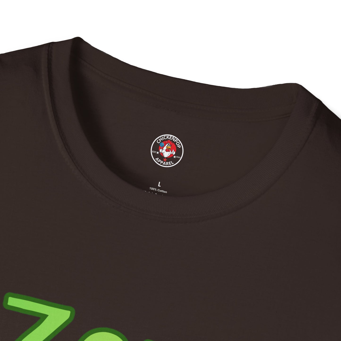 Zero Flocks Given T-Shirt – Funny Chicken Graphic Tee in Black | ChickenPop Apparel Unisex Shirt