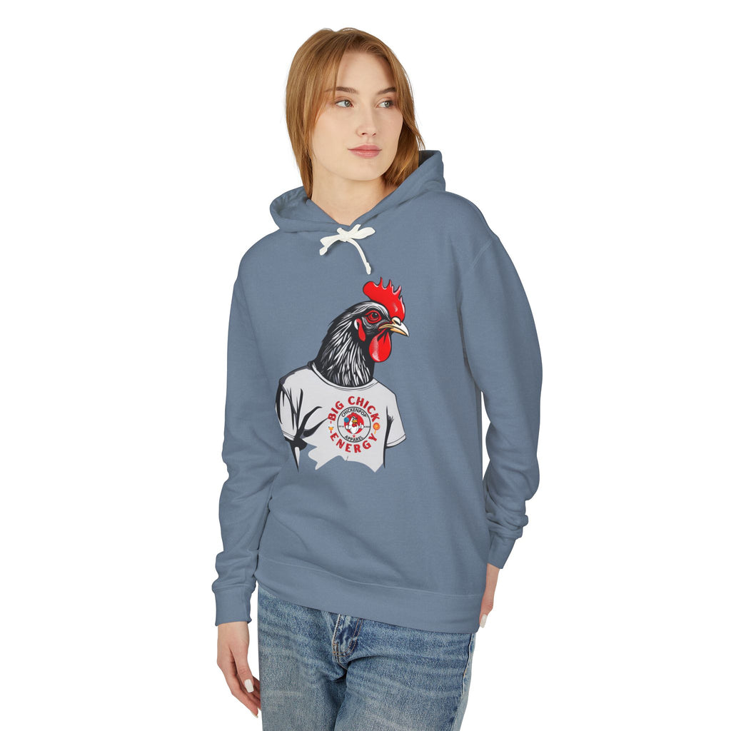 Big Chick Energy GIANT Rooster Hoodie – Bold Chicken Graphic Pullover