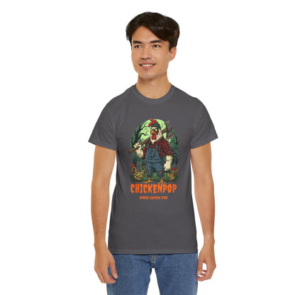 Zombie Chicken King Halloween Shirt – Funny Spooky T-Shirt