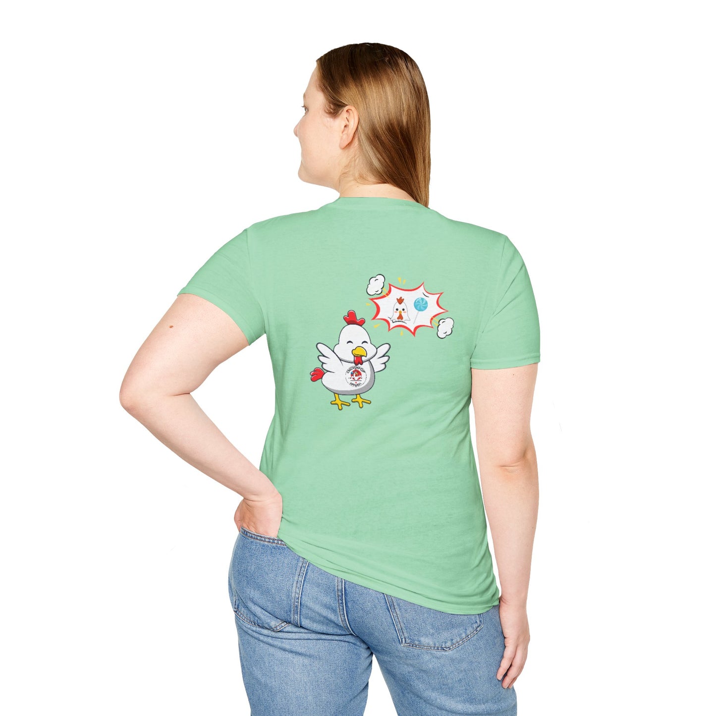 Big Chick Energy Double Team Logo Shirt