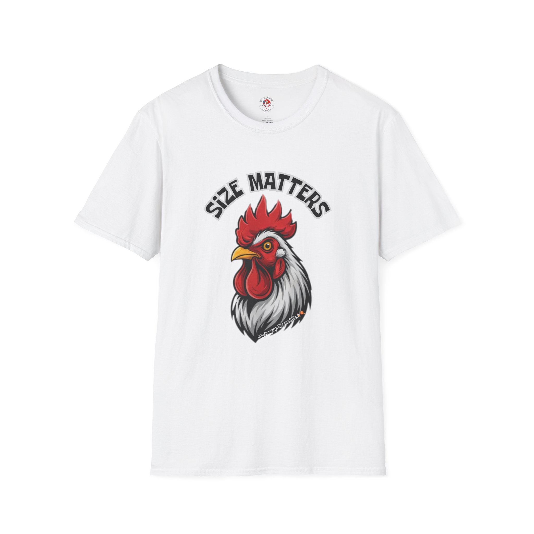🤏SIZE MATTERS - The Cheeky Unisex ChickenPop Tee