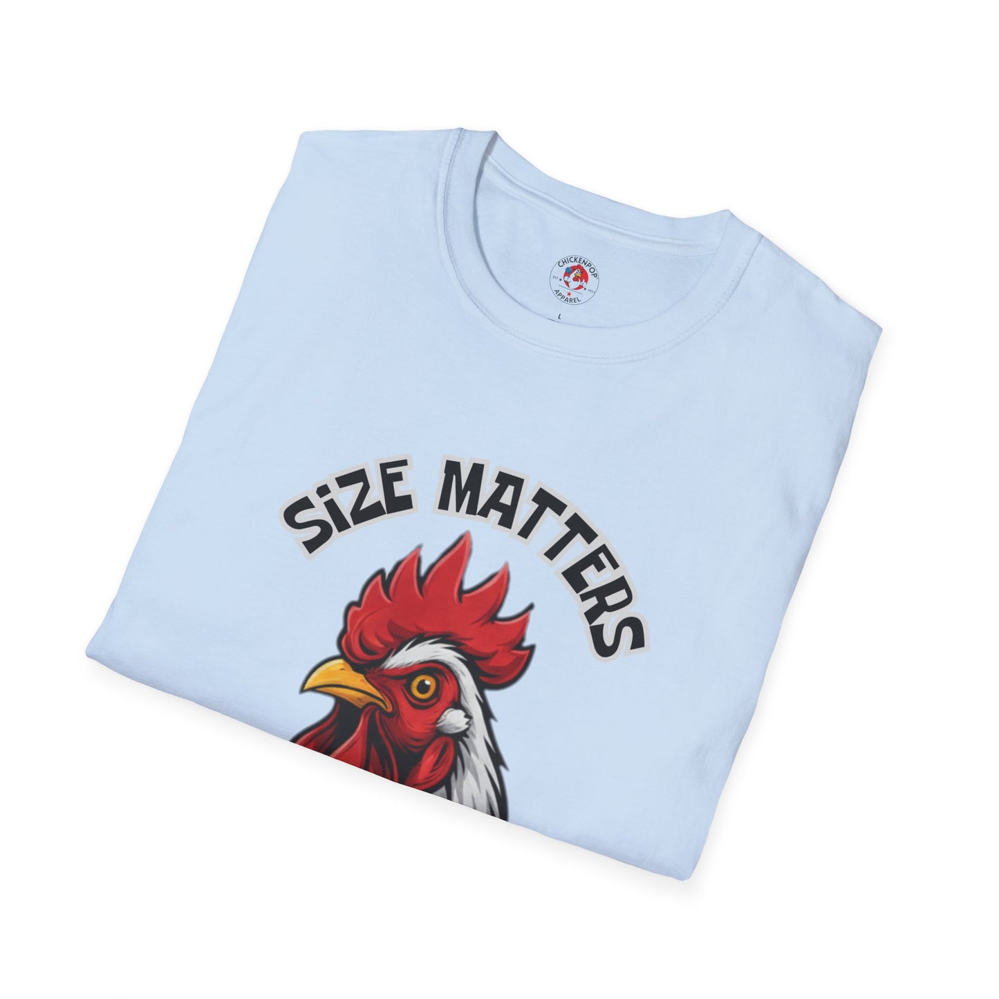 🤏SIZE MATTERS - The Cheeky Unisex ChickenPop Tee