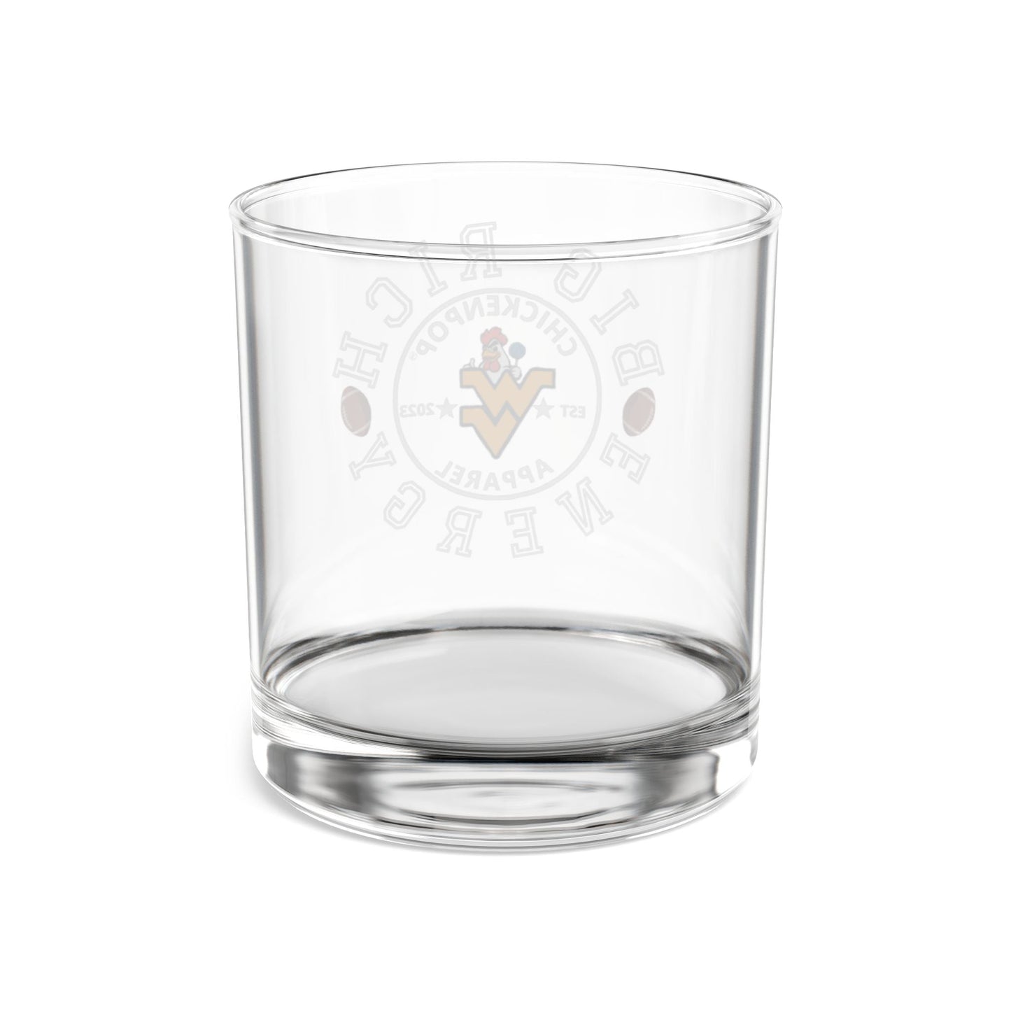 Handcrafted Big Rich Energy Whiskey Glass - 10oz