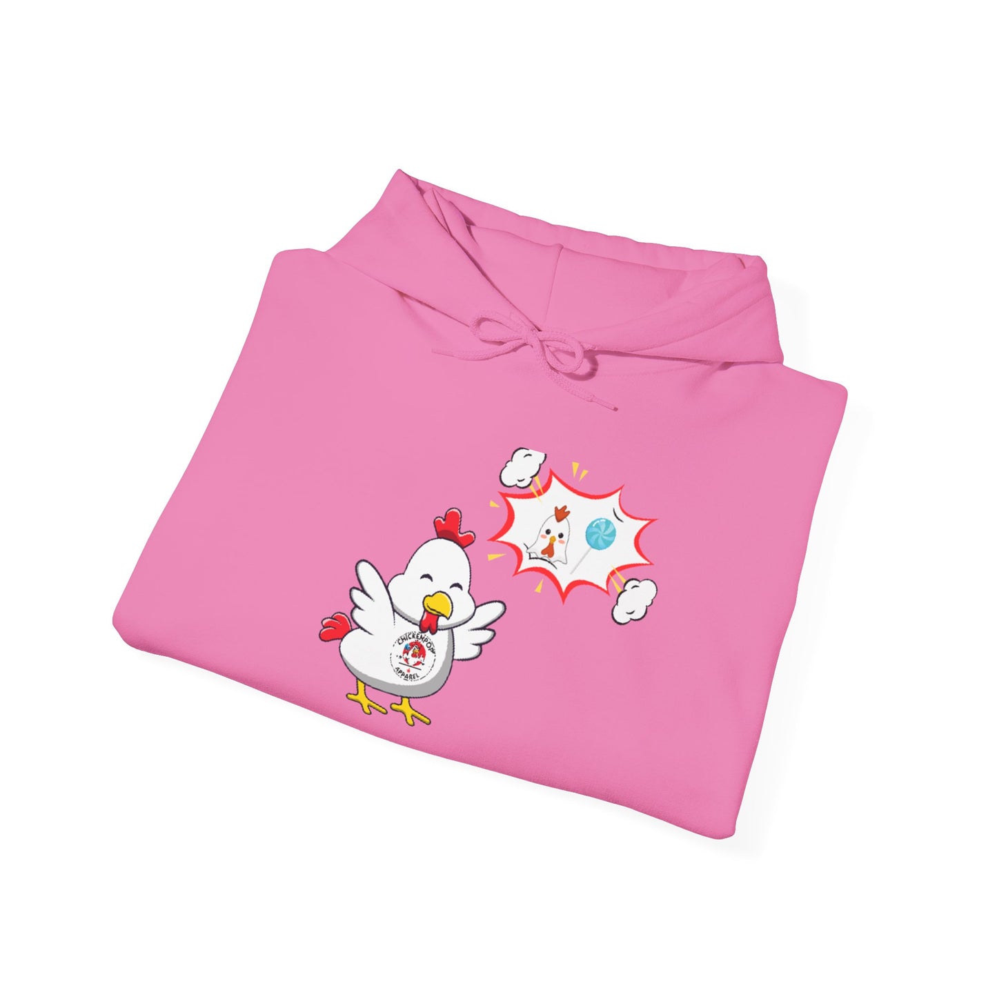 Dirty Mind Emoji Hoodie UNISEX - ChickenPop Arm Logo Edition