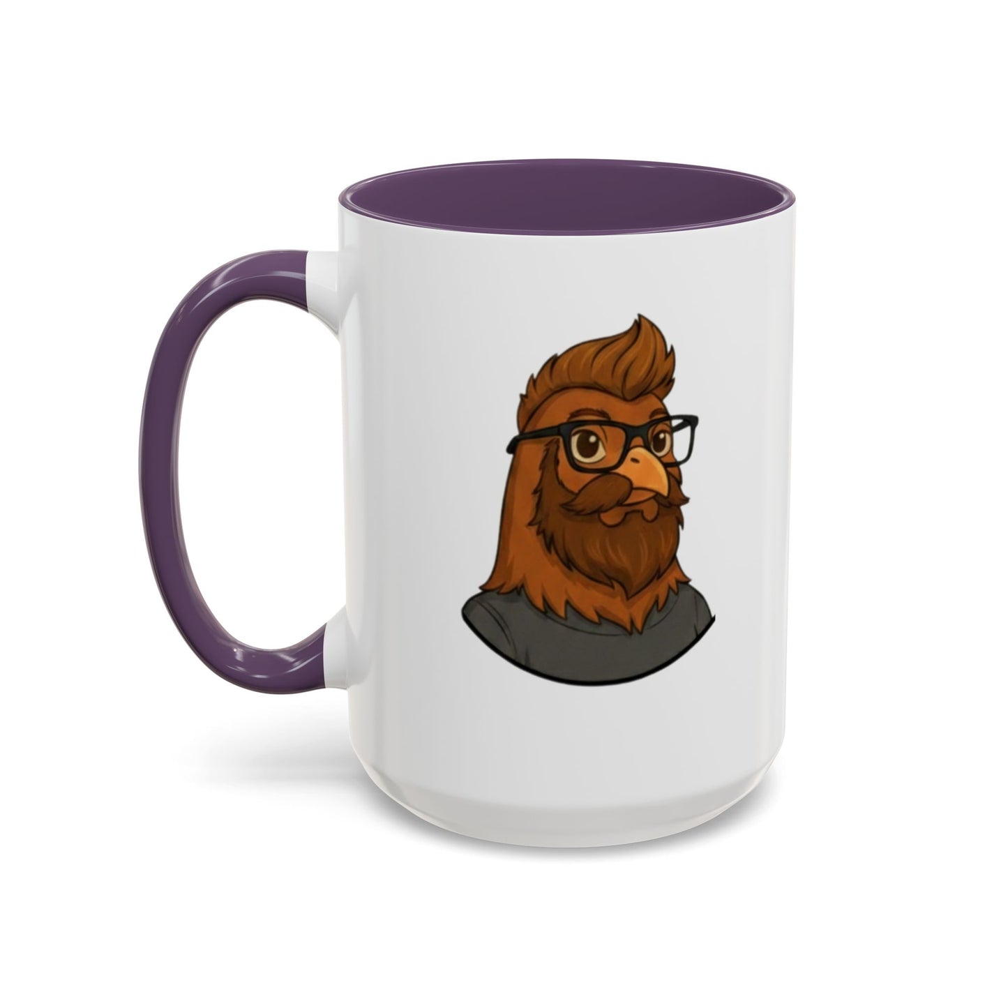 Get Clucked™ Custom Photo Chicken Mug – Personalized Cartoon Portrait Coffee Cup – Funny Gift for Couples, Friends & Pet Lovers